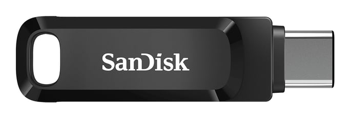 SanDisk Ultra Dual Drive lecteur USB flash 128 Go USB Type-A / USB Type-C 3.2 Gen 1 (3.1 Gen 1) Noir, Argent