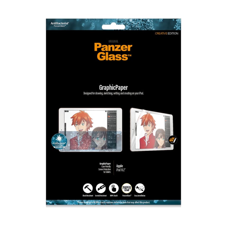 Verre de protection d'écran pour iPad 10.2 20192021 GraphicPaper Paper Feel Neuf - vue 2