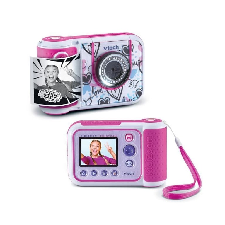 VTECH KIDIZOOM PRINT CAM (ROSE) - Neuf