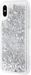 Funda Bling Bling Glitter Hybrid para Apple iPhone XS Max, Silver Galaxy
