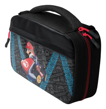 PDP Commuter: GLOW Mario Kart Drift Funda robusta Nintendo Negra, Azul, Gris