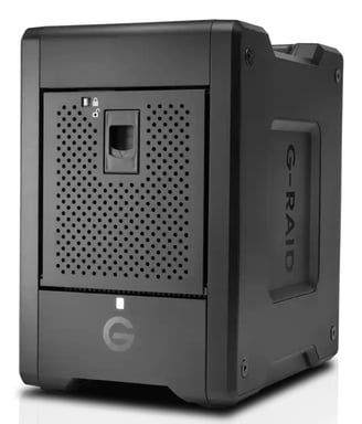 SanDisk G-RAID SHUTTLE 4 boîtier de disques 104 To Bureau Noir
