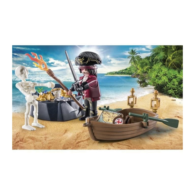 Playmobil 71254 - Starter Pack  Pirata Con Bote De Remos - Neuf