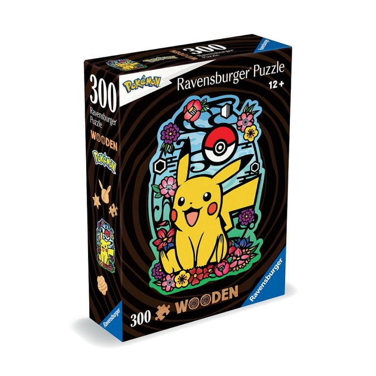 Puzzle En Bois Pikachu 300 Pièces Ravensburger La Boite - vue 2