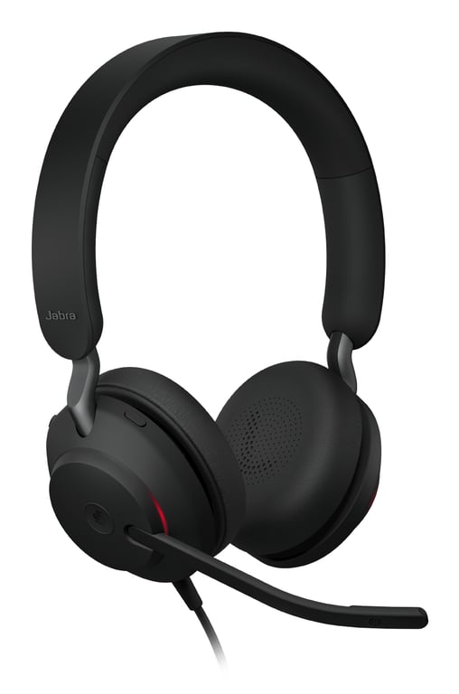 Micro-Casque Jabra Evolve2 40 SE UC Stereo – Filaire USB-C/A avec Isolation Acoustique - vue 4