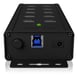 ICY BOX IB-HUB1703-QC3 USB 3.2 Gen 1 (3.1 Gen 1) Type-B 5000 Mbit/s Negro