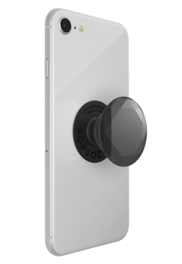 PopSockets Grip Diamante Metálico Negro