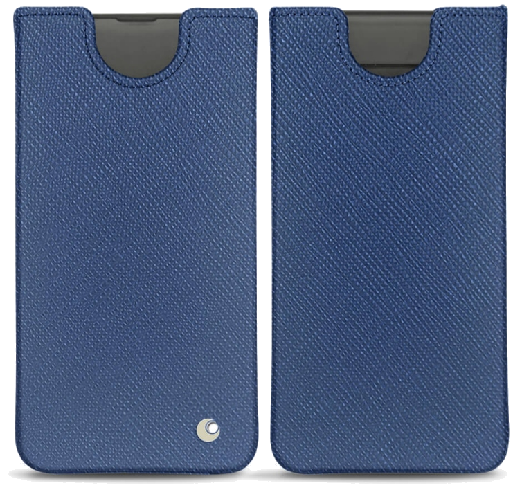 Pochette cuir Samsung Galaxy S10 - PochetteBleu