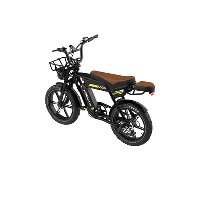 VéLo Électrique KOOLUX X9 PRO | Vitesse Max 25 km/h | Autonomie 100 km | Moteur 750W | Batterie 48V 15.6Ah*2 | Pneus 20 Pouces | Noir