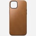 Nomad Modern Leather Case Custodia protettiva per telefoni cellulari 17 cm (6,7'') Cover colorata per Apple iPhone 15 Plus
