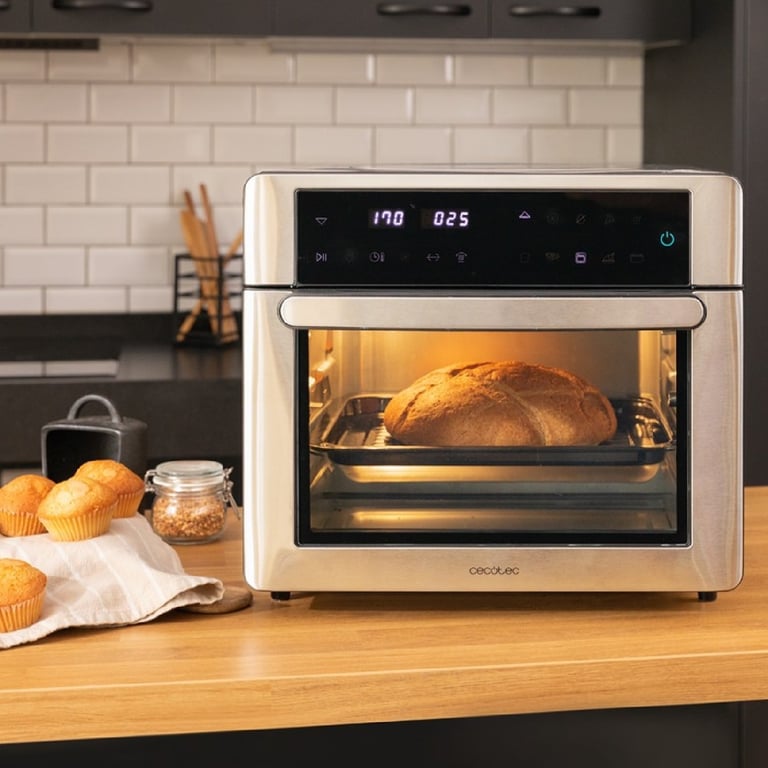 Four à Convection Cecotec Bake&Fry 3000 – 30L, 1600W, Écran Tactile - vue 3