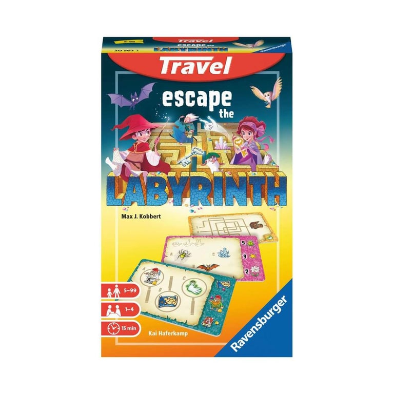 Jeu De Société Ravensburger 20567A – Escape The Labyrinth, Famille, 1-4 Joueurs - vue 2