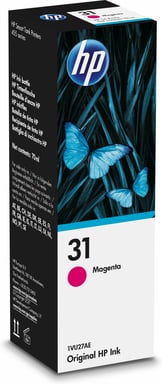 Botella de tinta original magenta HP 31 de 70 ml