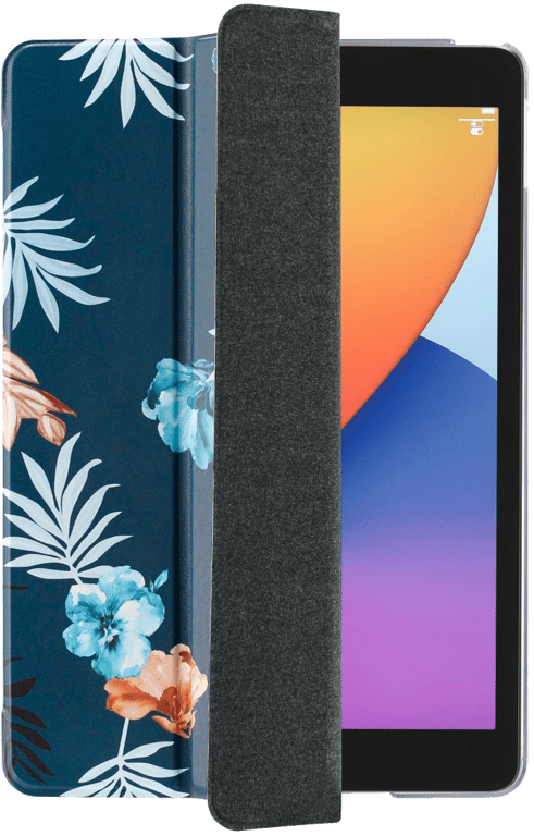 Pochette pour tablette Botanic pour iPad 10.2 (2019/2020) - Bleu