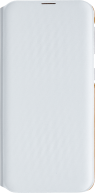 Folio Flip Wallet Cover Blanc pour Samsung G A20e Samsung