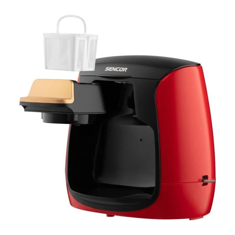 Machine À Café SENCOR SCE 2101RD – 0.3L, 500W, 2 Tasses Incluses - vue 4