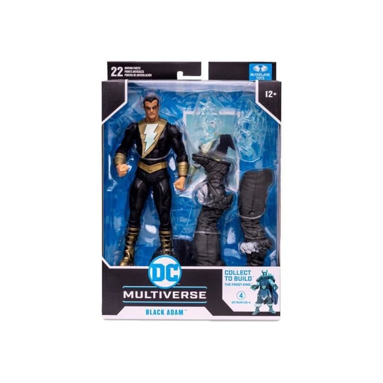 Figurine McFarlane BANDAI DC Multiverse - DC Build A Figure - Black Adam (Endless Winter) - 17 cm - Neuf