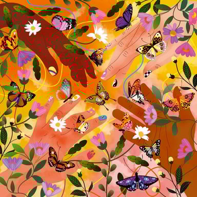 Puzzle de 750 piezas Art and Soul - Festival de flores coloridas y vibrantes