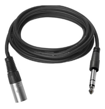 Vivolink PROAUDXLRJACKS2 cavo audio 2 m XLR 6.35mm TRS Nero (XLR M - Stereo Jack 6.35mm 2 - meter . - Warranty: 1188M)