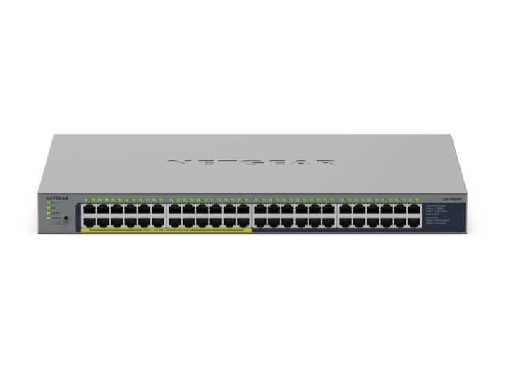 NETGEAR GS748PP Commutateur non géré 24 x 101001000 + 24 x 101001000 PoE+ de bureau fixation murale PoE+ - vue 6