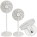 Ventilatore da terra LTC 55W nero e argento