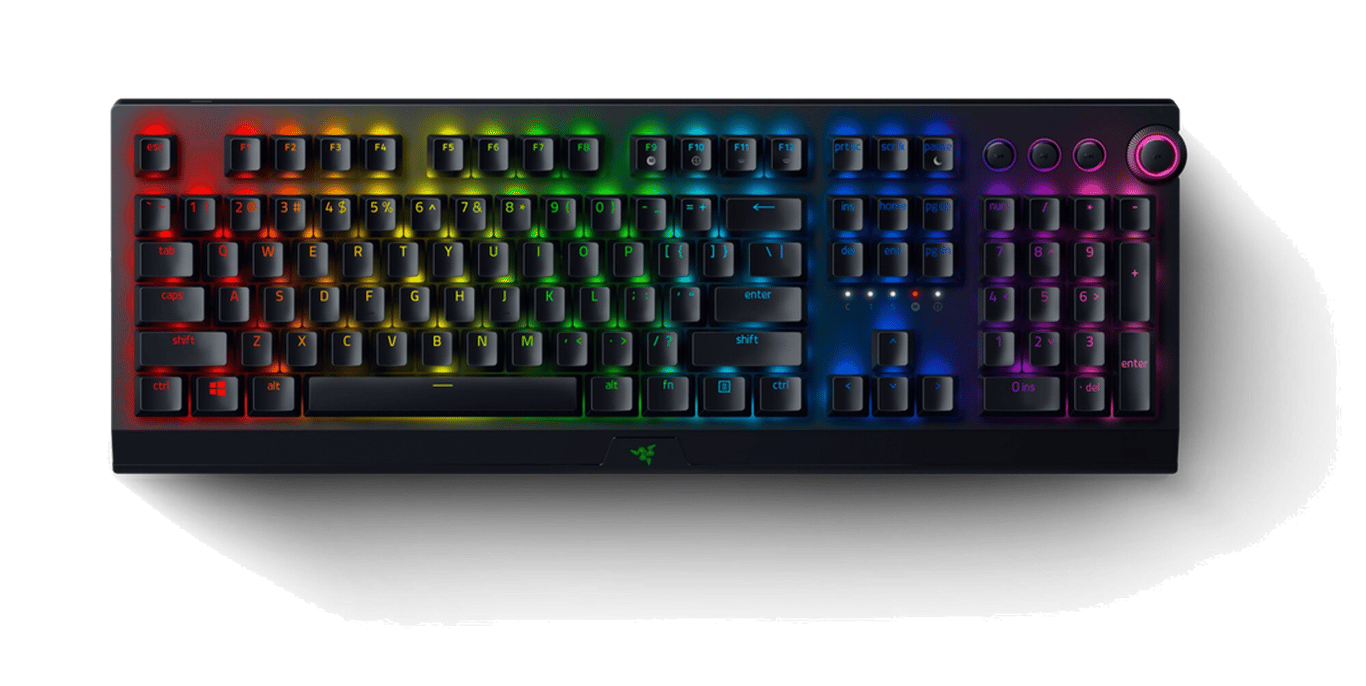 Clavier de jeu mécanique sans fil Razer Blackwidow V3 Pro Green Switch
