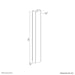 Neomounts ADS06-123WH Canalina passacavi - fissaggio magnetico - universale