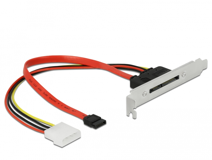 DeLOCK Support de prise avec 1 x SATA 22 broches mâle externe Neuf