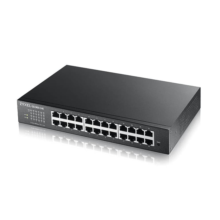 Zyxel GS1900-24E-EU0103F commutateur réseau Géré L2 Gigabit Ethernet (10/100/1000) 1U Noir - Neuf