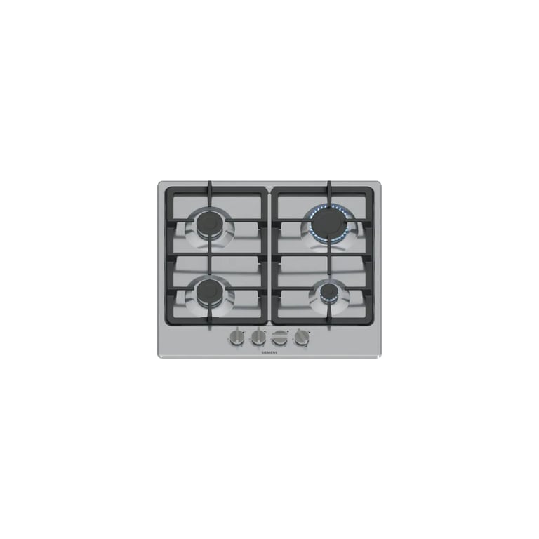 Plaque de cuisson Siemens EG6B5PK90 gaz 60 cm inox 4 foyers intégrable - vue 2