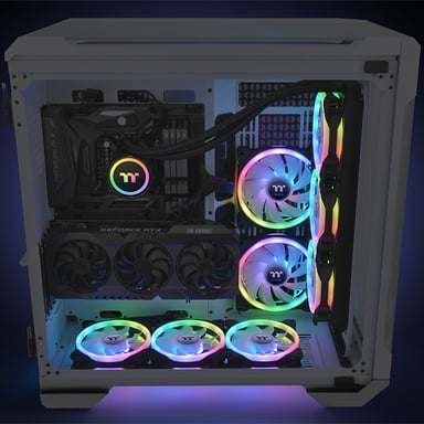 Thermaltake SWAFAN 14 RGB Boitier PC Ventilateur 14 cm Noir 3 pièce(s)