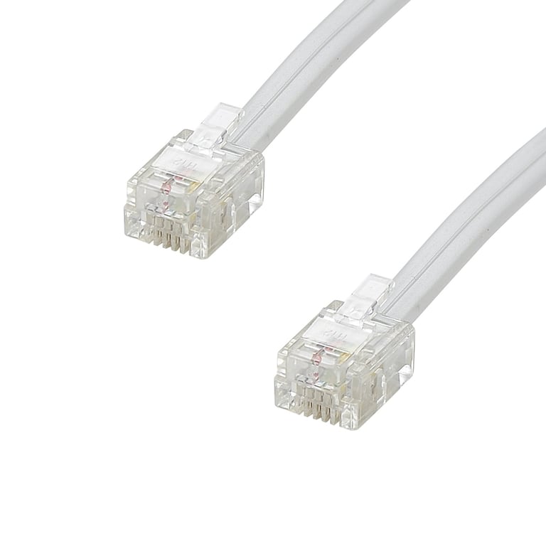 Cordon RJ11 haut débit ADSL mâle/ RJ45 mâle 5 - vue 2
