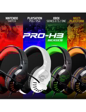 Spirit of Gamer PRO-H3 Auriculares con cable Diadema Play Negro, Naranja