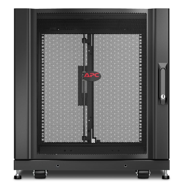 APC NetShelter SX - Rack 19 pouces - Panneaux de 12U - 600x900x658mm - noir - Neuf