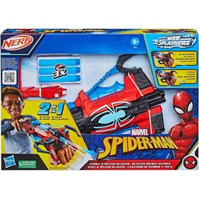 Blaster Spider-Man Double Attaque – Nerf 2 En 1 : Fléchettes Et Jet D'Eau, Jouet Super-Héros Marvel Dès 5 Ans