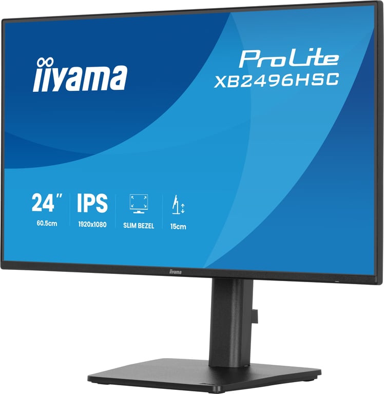 iiyama ProLite XB2496HSC-B1 écran plat de PC 60,5 cm (23.8 ) 1920 x 1080 pixels Full HD LED Noir - Neuf