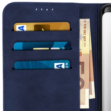 Funda cartera Samsung Galaxy S9 Plus Función Soporte Silicona – Azul oscuro