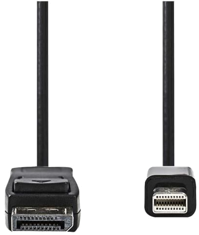 NEDIS Mini DisplayPort - DisplayPort Cable - Mini DisplayPort Male - DisplayPort Male - 1.0 m - Noir