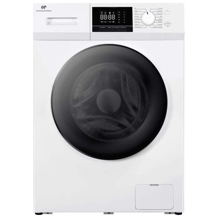 Lave linge hublot CONTINENTAL EDISON CELL10140W2 10 kg Largeur 60 cm Classe A 1400 trsmin moteur induction - vue 3