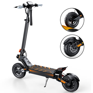Trottinette électrique iScooter W10, batterie 48 V 15 Ah, contrôle via l'application Voltix