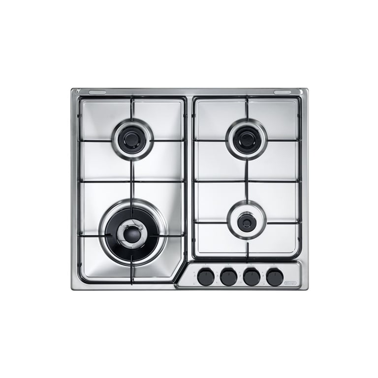 De'Longhi FFA 46 ASDV plaque Acier inoxydable Intégré 60 cm Gaz 4 zone Neuf