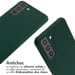 imoshion ?Coque en silicone avec cordon pour Samsung Galaxy S21 FE - Vert foncé