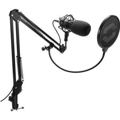SPEED LINK Volity Ready Streaming Kit - Kit de micrófono + brazo + filtro antipop