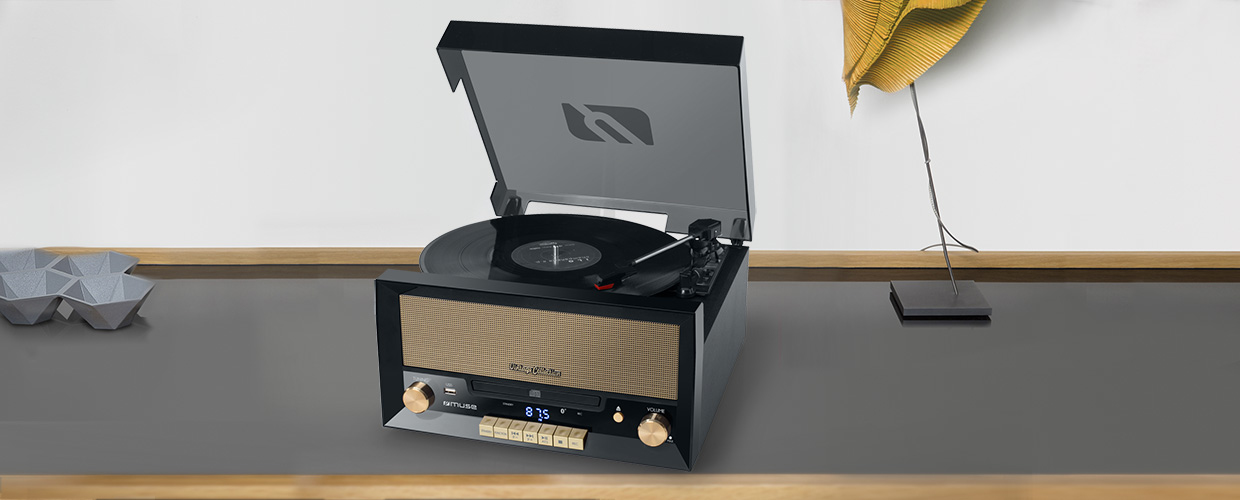 MUSE Micro système CD avec vinyle MT110B - vue 6