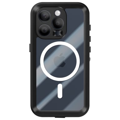 Redpepper Funda Completa para iPhone 15 Pro Resistente al Agua MagSafe Transparente