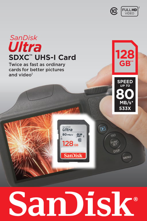 SanDisk Ultra SDXC UHS I Classe 10 Neuf - vue 2