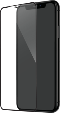 Protection d'écran en verre trempé (100% de surface couverte) pour Apple iPhone XS Max/11 Pro Max , Noir