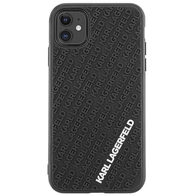 Cover per iPhone 11 in Gomma Multi Logo 3D Ultra Resistente