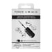 FORCE PLAY Adaptador de Audio Bluetooth 2 en 1 3.5mm Jack Transmisor y Receptor Negro