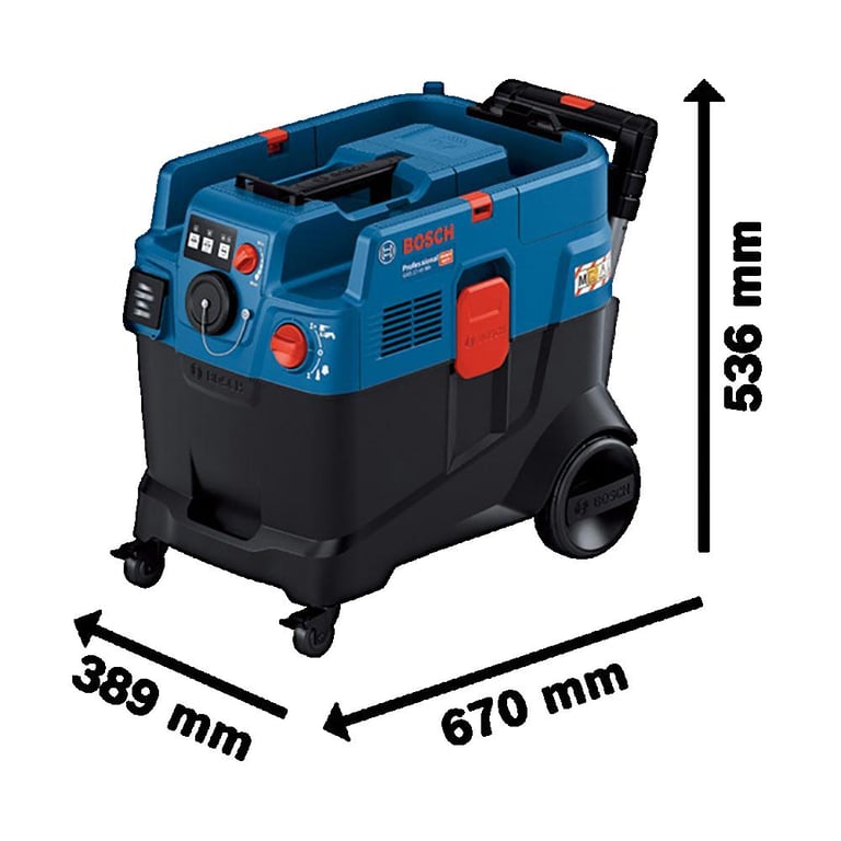 Aspirateur Poussière et Eau Bosch GAS 12-40 MA – 1200W, 40L - vue 4